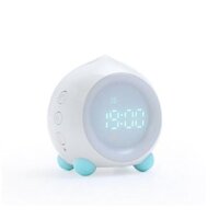 Đồng Hồ Báo Thức Thông Minh Hình Quả Đào Ứng Dụng Loa Bluetooth Mini Đa Chức Năng LED Đồng Hồ Kỹ Thuật Số Đèn Ngủ Trẻ Em