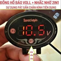 ĐỒNG HỒ BÁO VOL LẮP CHÂN KÍNH XE MÁY SIÊU CHẤT