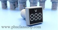 Đồng hồ báo VOLT AC 12~500VAC trắng