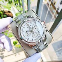 Đồng Hồ Bentley Chính Hãng Nam BL1796-302-WWI-S Silver Tone Crystal Men’s Watch