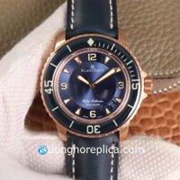 Đồng Hồ Blancpain Fifty Fathoms Blue Dial Rose Gold 5015-3603C-63B