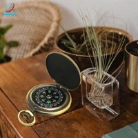 Đồng hồ bỏ túi cổ điển blesiya La bàn lật la bàn để cắm trại leo núi