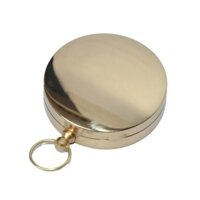 Đồng hồ bỏ túi la bàn đồng thau Đức, nắp lật retro, la bàn đa chức năng cho leo núi ngoài trời, la bàn phát sáng