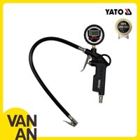 Đồng hồ bơm lốp dùng khí nén hiển thị LCD YATO YT-23702