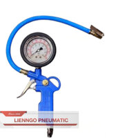 Đồng hồ bơm lốp ô tô xe máy - Mặt đồng hồ có dầu chống rung