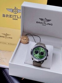 Đồng hồ Breitling 1884 nam Super fake giá rẻ mặt xanh ngọc 41mm