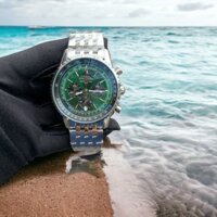 Đồng hồ Breitling Navitimer B01 Chronograph nam mặt xanh Green Fake 11 45mm