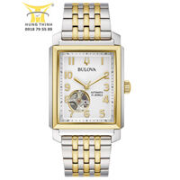 ĐỒNG HỒ BULOVA NAM CLASSIC SUTTON 98A308 AUTOMATIC OPEN HEART LỘ MÁY – KÍNH KHOÁNG – 3ATM – 33MM