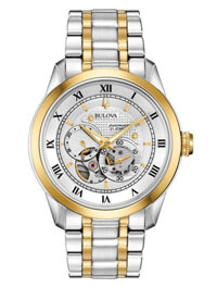 Đồng hồ Bulova nam lộ cơ 98A230 21 jewels - Smile Watch