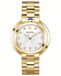 ĐỒNG HỒ BULOVA Rubaiyat NỮ 97P125 – QUARTZ – KÍNH SAPPHIRE – KIM CƯƠNG – 3ATM – 35MM