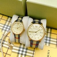 Đồng hồ Burberry cặp dây da The Classic Round BU10104 và BU10001 LikeAuth