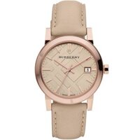 Đồng hồ Burberry The City Beige Leather Strap BU9109