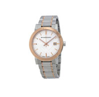 Đồng hồ Burberry Unisex Quartz BU9006 White Dial Rose Gold Plated