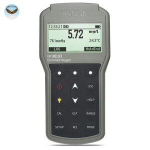 Đồng hồ cầm tay, chống nước đo Oxy hòa tan Hanna HI98193