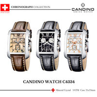 Đồng hồ Candino C4334, xuất sứ Thuỵ Sĩ, kích thước mặt31 x 33 mm, loại vỏ thép không gỉ
