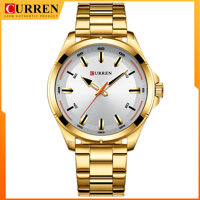 Đồng hồ cao cấp CURREN Đồng hồ đeo tay nam Quartz Business Đồng hồ đeo tay thời trang đồng hồ đeo tay thép cổ điển LazadaMall