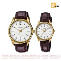 Đồng Hồ Cặp Đôi Casio MTP-V005GL-7BUDF Và LTP-V005GL-7BUDF size mặt nam 40mm, Size mặt nữ 28,5mm EMSI.VN