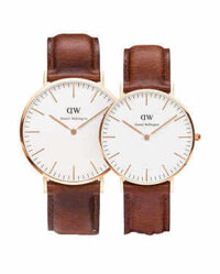 Đồng Hồ Cặp Đôi Daniel Wellington Classic St Mawes 0106DW – 0507DW (40mm và 36mm)