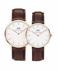 Đồng Hồ Cặp Đôi Daniel Wellington Classic Bristol 0109DW – 0511DW (40mm và 36mm)