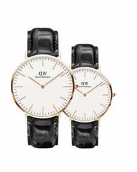 Đồng Hồ Cặp Đôi Daniel Wellington Classic Reading DW00100014 – DW00100041 (40mm và 36mm)