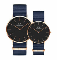 Đồng Hồ Cặp Đôi Daniel Wellington Classic Black Bayswater DW00100277 – DW00100281 (40mm và 36mm)