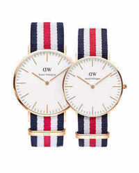 Đồng Hồ Cặp Đôi Daniel Wellington Classic Canterbury 0102DW – 0502DW (40mm và 36mm)