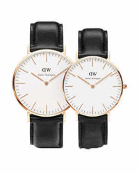 Đồng Hồ Cặp Đôi Daniel Wellington Classic Sheffield 0107DW – 0508DW (40mm và 36mm)