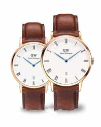 Đồng Hồ Cặp Đôi Daniel Wellington Dapper St Mawes 1100DW – DW00100091 (38mm và 34mm)