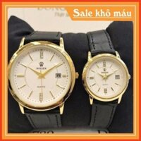 Đồng hồ cặp đôi Nam (nữ) Rolex RL110 Class dây da cao cấp -Real.watches  leocamwatch