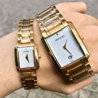 Đồng Hồ Cặp Movado Mặt Vuông - MVD21