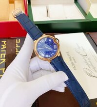 Đồng hồ Cartier Bleu nam mặt xanh Blue Fake giá rẻ 40mm