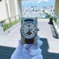 Đồng hồ Cartier nam dây da màu nâu Cartier Automatic Super Fake 42mm