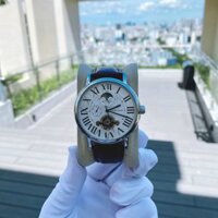 Đồng hồ Cartier nam dây da màu nâu Cartier Automatic Super Fake 42mm