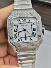 Đồng hồ Cartier Santos nam máy cơ Nhật Super Fake 11 40mm