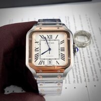 Đồng hồ Cartier Santos nam máy cơ Automatic super fake 1:1 40mm