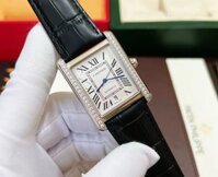 Đồng hồ Cartier Tank Must nam máy cơ Nhật dây da Fake 1:1 35mm