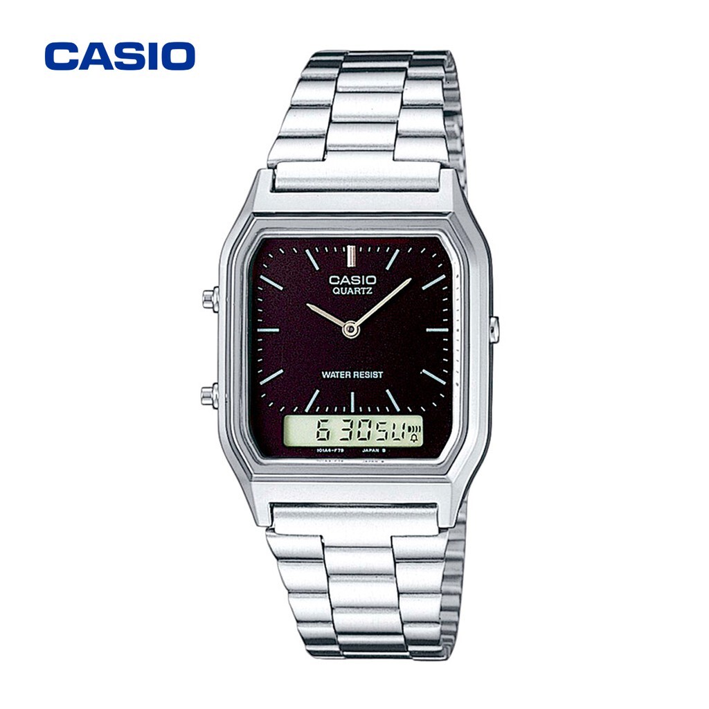 Đồng hồ nữ dây kim loại Casio AQ-230A-1DHDF