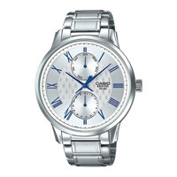 ĐỒNG HỒ CASIO BESIDE BEM-313D-7AV Thiết kế mặt số La mã Cổ điển - Chống nước 50 mét
