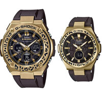 Đồng Hồ Casio Cặp Đôi G-Shock & Baby-G GST-S310WLP-1A9DR & MSG-S200WLP-5ADR Dây Nhựa - Pin Năng Lượng