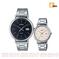 Đồng Hồ Casio Cặp Đôi MTP-E175D-1EVDF & LTP-E175D-4EVDF Size nữ 32mm, Size nam 38mm EMSI.VN