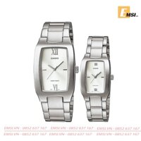 Đồng Hồ Casio Cặp Đôi MTP-1165A-7C2 & LTP-1165A-7C2 Dây Kim Loại - Mặt Chữ Nhật - 3 Kim - Chống Nước EMSI.VN
