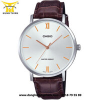 ĐỒNG HỒ CASIO DÂY DA NAM 3 KIM MTP-VT01L-7B2UDF