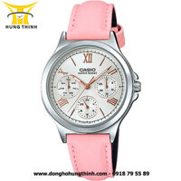 ĐỒNG HỒ CASIO DÂY DA NỮ 6 KIM LTP-V300L-4A2UDF