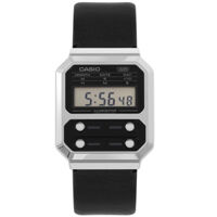 ĐỒNG HỒ CASIO – DIGITAL – NAM – ĐIỆN TỬ – QUARTZ (PIN) – DÂY DA – A100WEL-1ADF