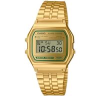 ĐỒNG HỒ CASIO DIGITAL UNISEX – A158WEGV-9ADF – QUARTZ (PIN) – DÂY KIM LOẠI – 33.2MM