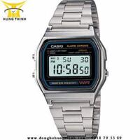 ĐỒNG HỒ CASIO DIGITAL UNISEX – A158WEA-7DF – QUARTZ (PIN) – DÂY KIM LOẠI – 33.2MM