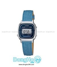 Đồng hồ Casio Digital LA670WL-2A2DF - Nữ - Quartz (Pin) Dây Da - Chính Hãng