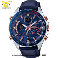 ĐỒNG HỒ CASIO EDIFICE DÂY DA NAM BLUETOOTH ECB-900BL-2ADR