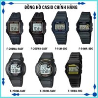 Đồng hồ Casio F-91, F-94, F-201 chính hãng Anh Khuê, chống nước 5ATM, tuổi thọ pin 10 năm