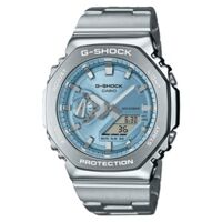 ĐỒNG HỒ CASIO G-SHOCK NAM GM-2110D-2ADR – QUARTZ – DÂY KIM LOẠI – 20ATM – 44MM